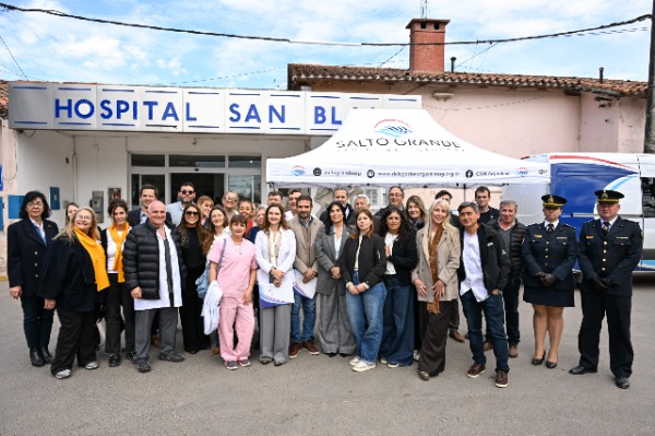 Aluani entregó equipamiento médico de alta complejidad para el Hospital San Blas