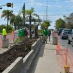  Renuevan el ingreso a Paraná con obras de puesta en valor y nuevo diseño de los canteros