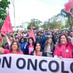 La vicegobernadora participó de la 4ª Caminata Rosa en Victoria