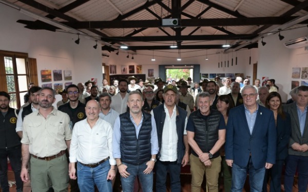 Frigerio y Scioli participaron de un encuentro de Parques Nacionales en El Palmar