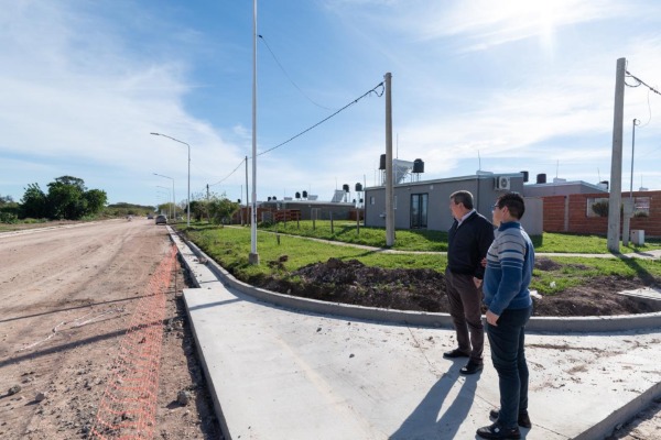 Avanzan las obras de infraestructura en el barrio Humedales del Oeste en Paraná