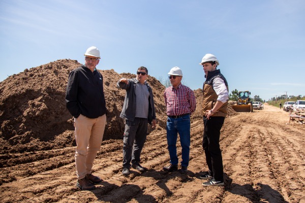 Avanzan las obras de infraestructura vial y escolar en el departamento Federación ejecutadas a través de Cafesg