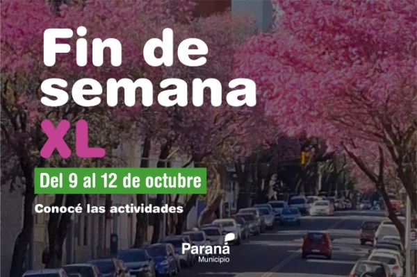 Paraná se prepara para un fin de semana largo con ferias, cultura y propuestas para disfrutar la ciudad